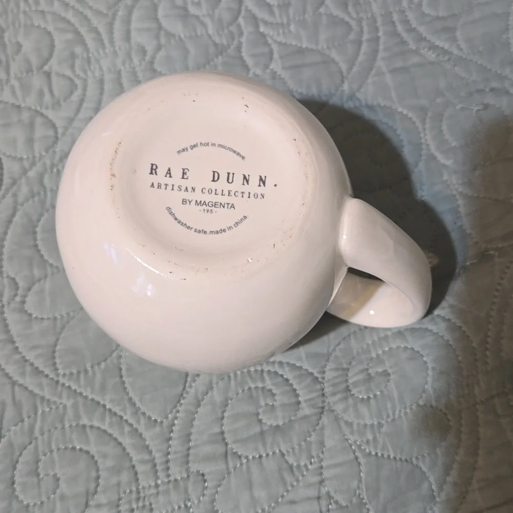 Rae Dunn White Ceramic Scoop and Pour Sugar and Creamer Set